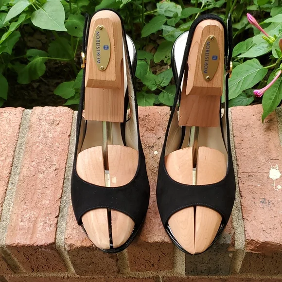 Taryn Rose peep toe heels - Picture 5 of 8